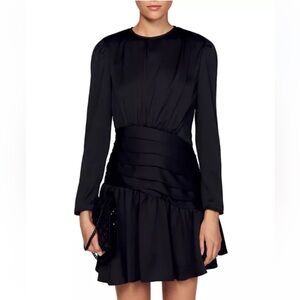 Sandro Leticia Draped Dress